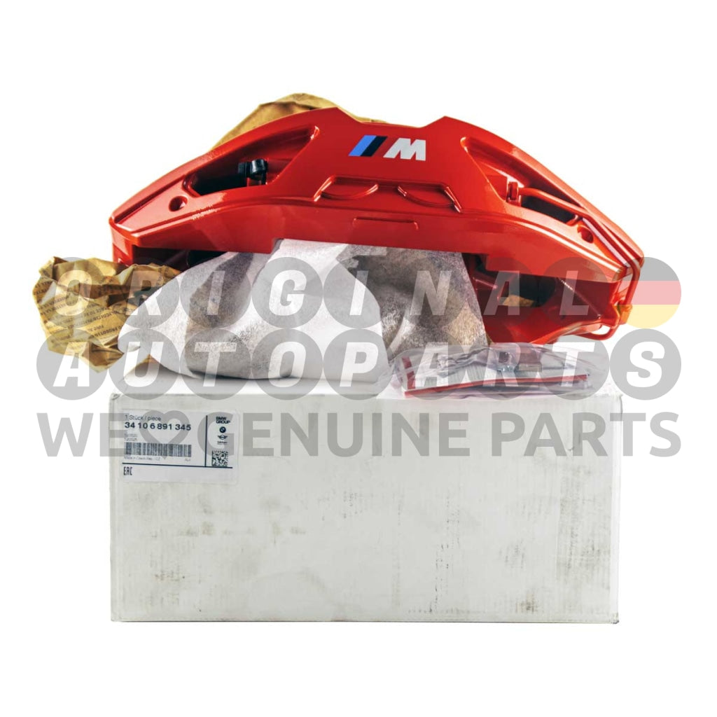 Genuine BMW M Performance Brake Caliper front left 5' G30 G31 6' G32 7' G11 G12 8' G14 G15 G16 X5 G05 X6 G06 34106891345