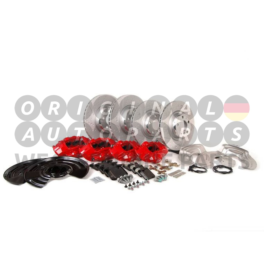 Genuine BMW M Performance Big Brake Upgrade Retrofit Kit RED F20 F21 F22 F23 F30 F31 F32 F33 F34 F36 34112450468 34206797600 / 34206797598