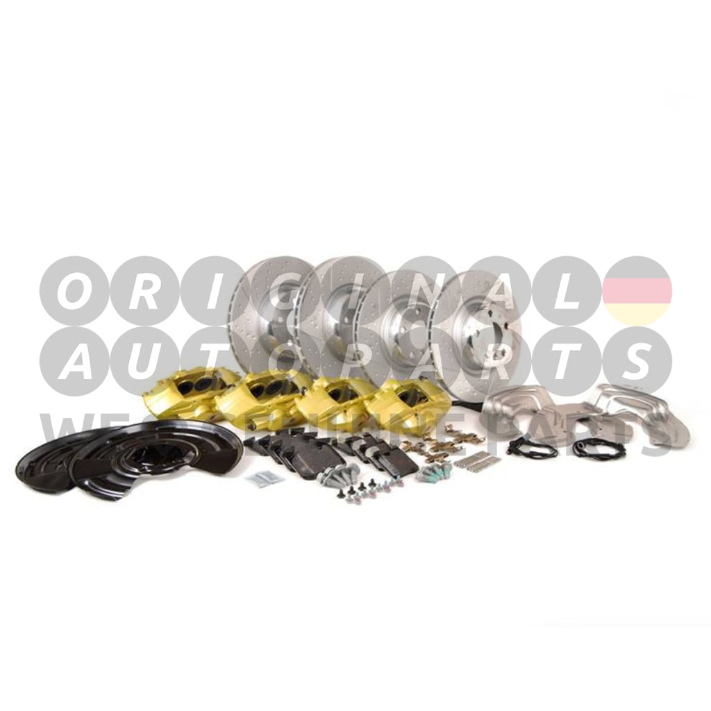 Genuine BMW M Performance Big Brake Upgrade Retrofit Kit YELLOW F20 F21 F22 F23 F30 F31 F32 F33 F34 F36 34112450469 34206797600 / 34206797598