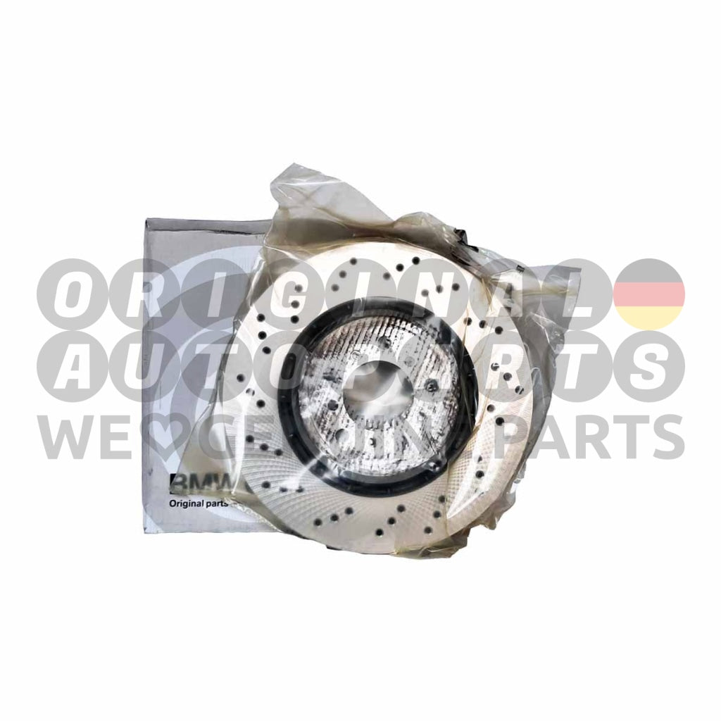 Genuine BMW M Brake Disc Rotor front left 1' E82 M Coupe 3' M3 E90 E92 E93 34112283801