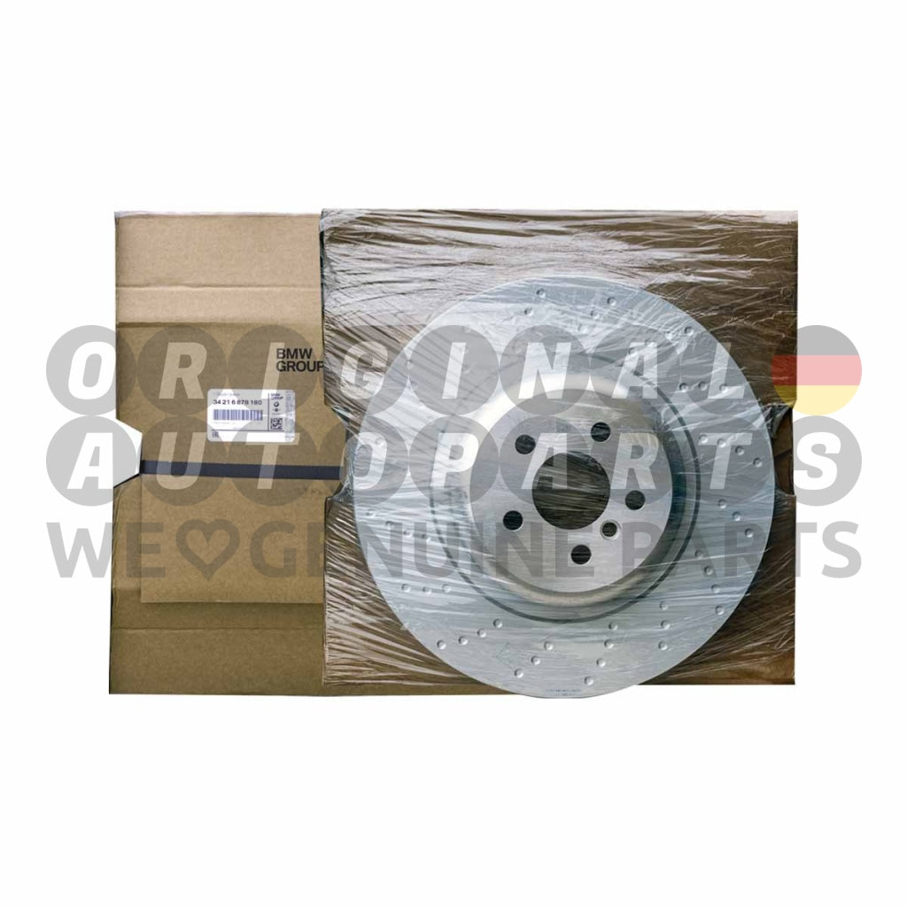 Genuine BMW M Performance Brake Disc Rotor rear right 370x24mm 5' G30 G31 6' G32 7' G11 G12 34216878180