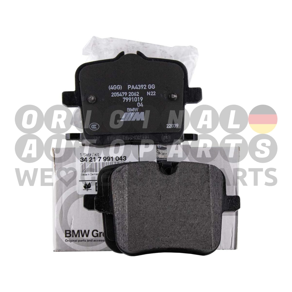 Genuine BMW M Brake Pads Set rear M5 F90 34217991043