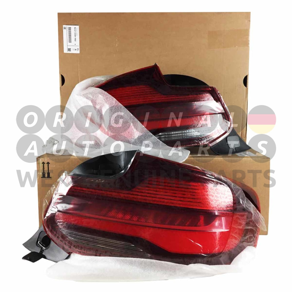 Genuine BMW F22 F23 F87 Facelift LED Shadow Line Black Line Rear Tail Lights 63219491591 63219491592