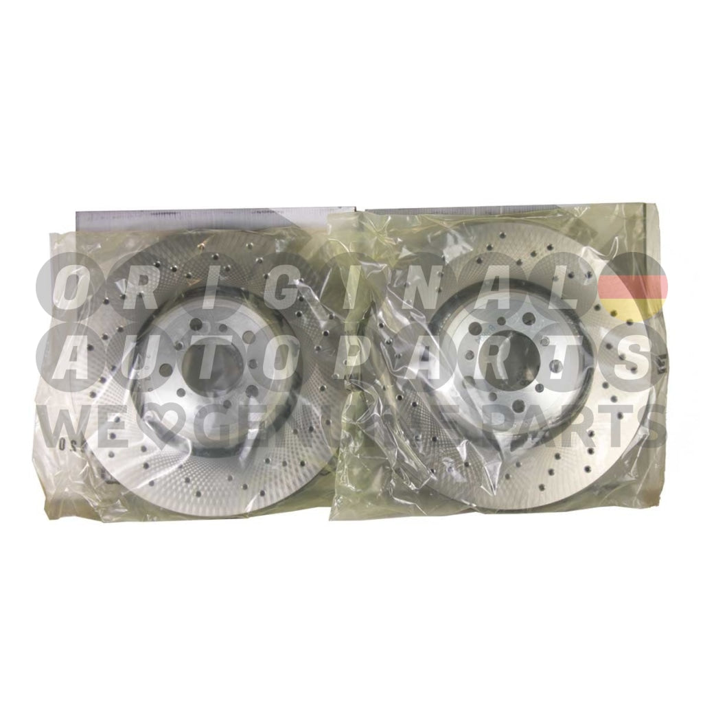 Genuine BMW M Brake Discs Rotors Set M2 front 380x30mm F87 M3 F80 M4 F82 F83 34112284809 34112284810